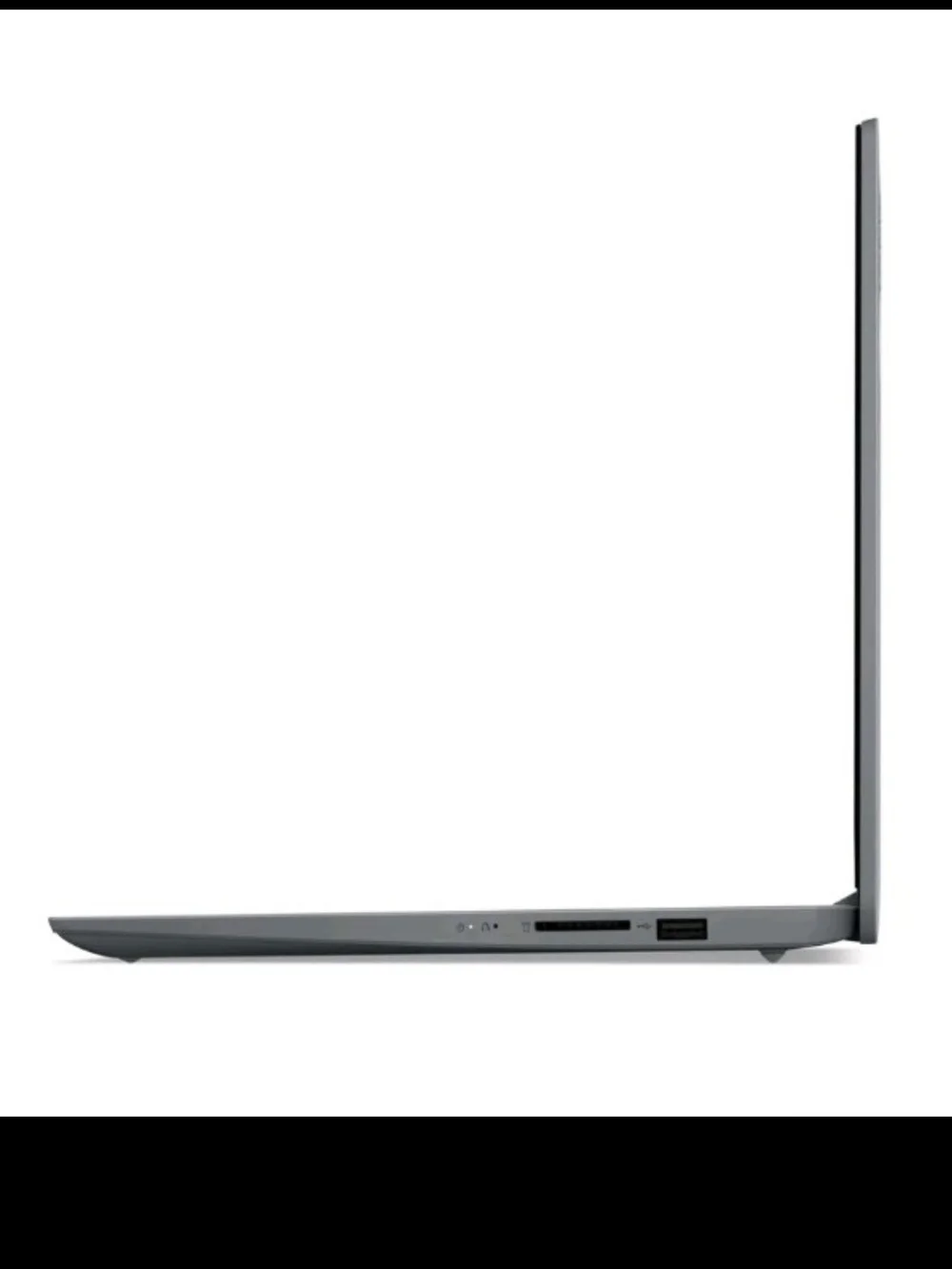 Lenovo Laptop in Silver-Gray Finish with Compact Design